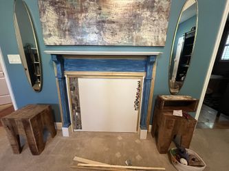 Wood Fireplace Hearth