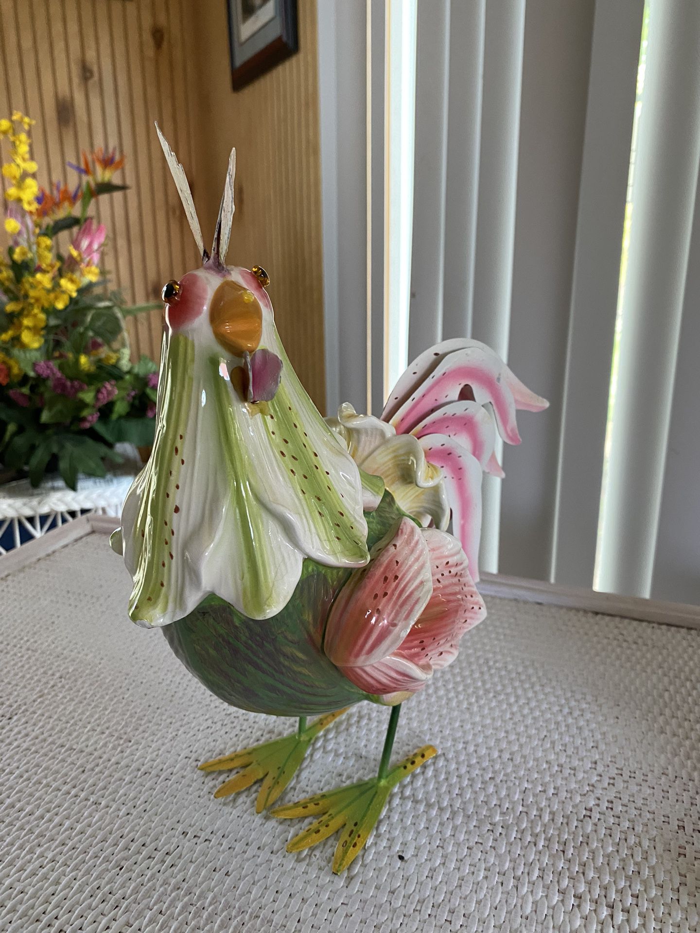 Lily Collection Flower Rooster - Retired