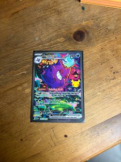 Gengar ex Pokémon Card 154/128 Secret Rare