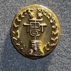 Vintage  cTo  TTTP Co. California Bell System Telephone. 10k Gold Lapel Pin