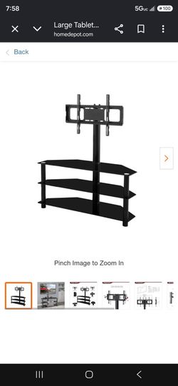 Tv stand with mount together