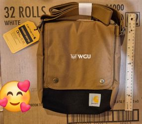 Carhartt Crossbody Sling Snap Adjustable Bag Travel Flap Over Snap Closure iPad Phone Android
