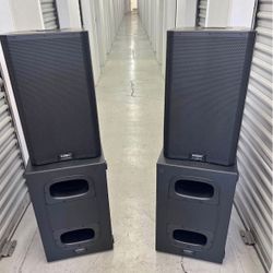 QSC K12.2 Speakers & QSC KSUB Subwoofers 
