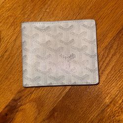 White Goyard Wallet