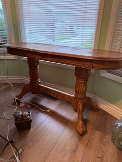 Vintage Solid Wood Console Table – Refinish Project