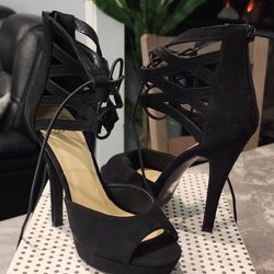 Black high heels