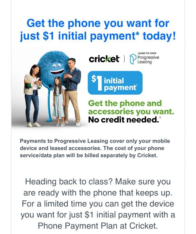 Get the Phone You Want Today β Only $1 to Start!