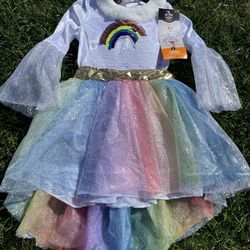 Ranbow unicorn costume sz small