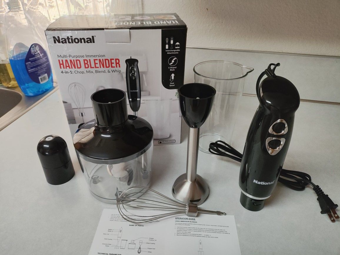 New Immersion Blender With Extra's