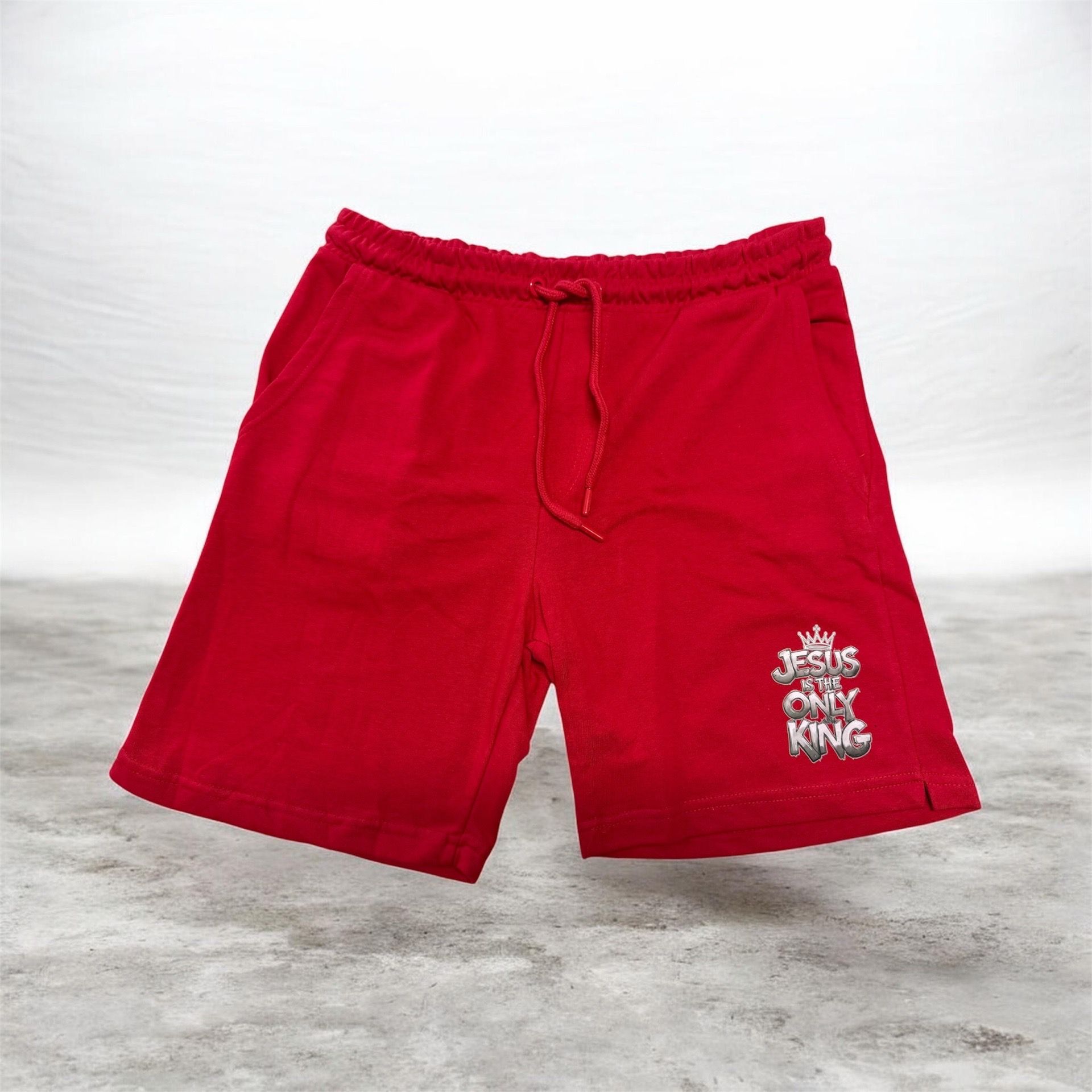 Jesus is the Only King Graphic Shorts 🩳