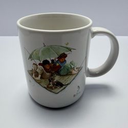 Vintage 1987 Norman Rockwell ‘Fisherman's Paradise’ Ceramic Coffee Mug