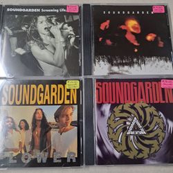 4 Soundgarden CDs, Record Albums