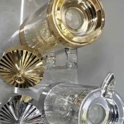 New Arabic style transparent Dallah flask