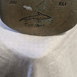 Vintage Tiger Shark Brass Putter LH