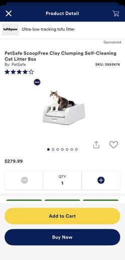 Petsafe Scoopfree Self Cleaning Litter Box