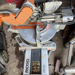 Rigid Mitre Saw With Stand 