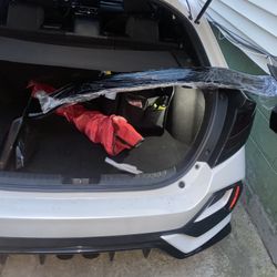 Honda Civc Type R Style Wing Gloss Black
