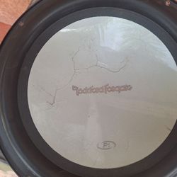 ONE SPEAKER UNA BOSINA ROCKFORD FOSGATE P1 12 INCHES GOOD CONDICIÓN ABLO ESPAÑOL