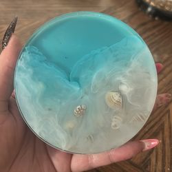 Resin coaster