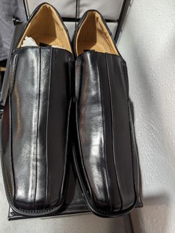 NXT Black Leather Loafers Men's Size 15