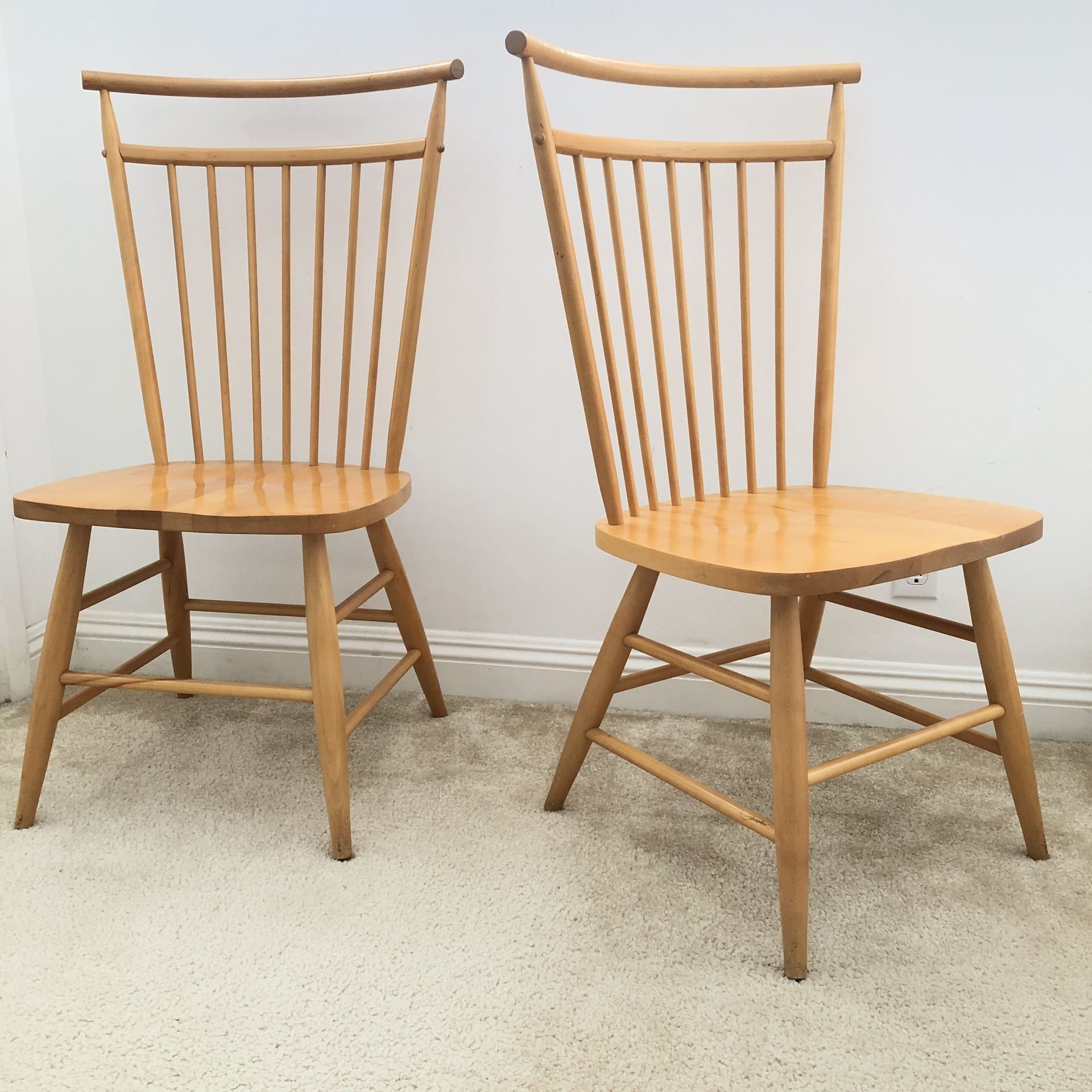 Mid Century Swedish Dining Chairs (Set of 2)