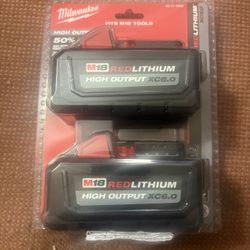 M18 Red Lithium High Output 6.0 Batteries