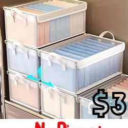 [NEW] Foldable Clothes Storage Box