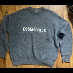 essentials knitted crew neck