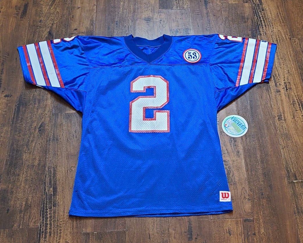 Rare 90's bills jersey Buffalo knicks nets rangers islanders Kelly nike starter wilson