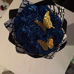 11 Count Blue Mini Bouquet