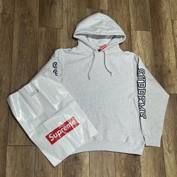 Supreme Gray Hoodie 