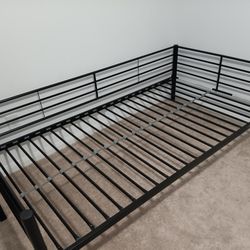 Black Metal Twin Day Bed Frame