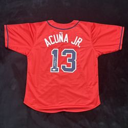 🔥 Ronald Acuña Jr. Autographed Braves Jersey – JSA Certified 🔥