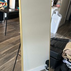 Metal Arch Standing Mirror