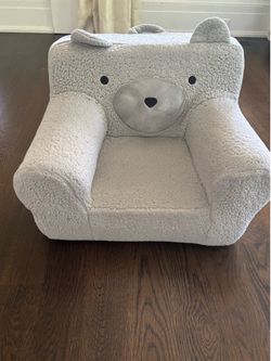 Pottery Barn Kids Sherpa Anywhere Chair – Gray | Barely Used, Excellent Condition