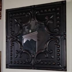 Vintage Rustic Tuscany Metal Framed Wall Mirror