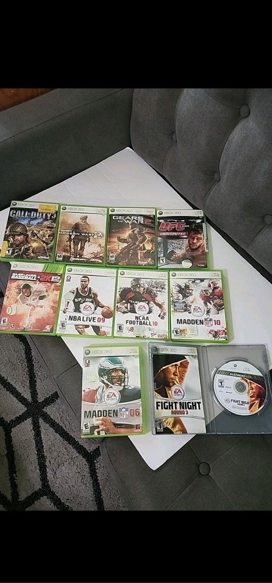 Xbox 360 Game Lot