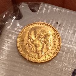 1945 2.5 Mexican Peso 