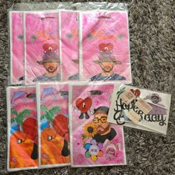 Bad Bunny Birthday Candy Bags, Birthday Cake Topper's $2 Each New