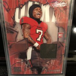 Bucky Irving Rookie Card Relic