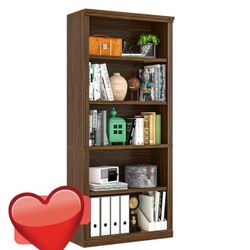 A five-layer wooden bookshelf （brand new in box