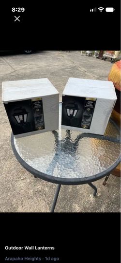 Outdoor Wall Lanterns – Set of 2