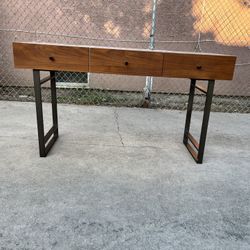 Four Hands Ducker Mid Century Modern Entry Table Console Table Desk.