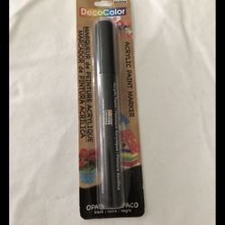 Deco Color Acrylic Paint Black Marker - NEW 