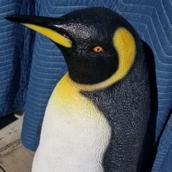 Antarctic King Penguin Sculpture Statue Design Toscano 38"H