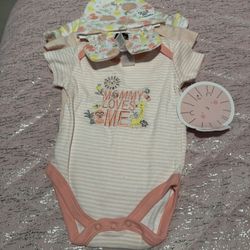 New Girl 3-6 Mo “Mommy Loves Me” 5 Piece Set