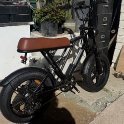 G60 Fat Tire E-Bike $850