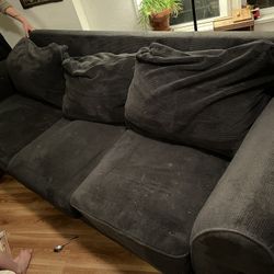 Free Blue Couch! Comfy And Well-loved