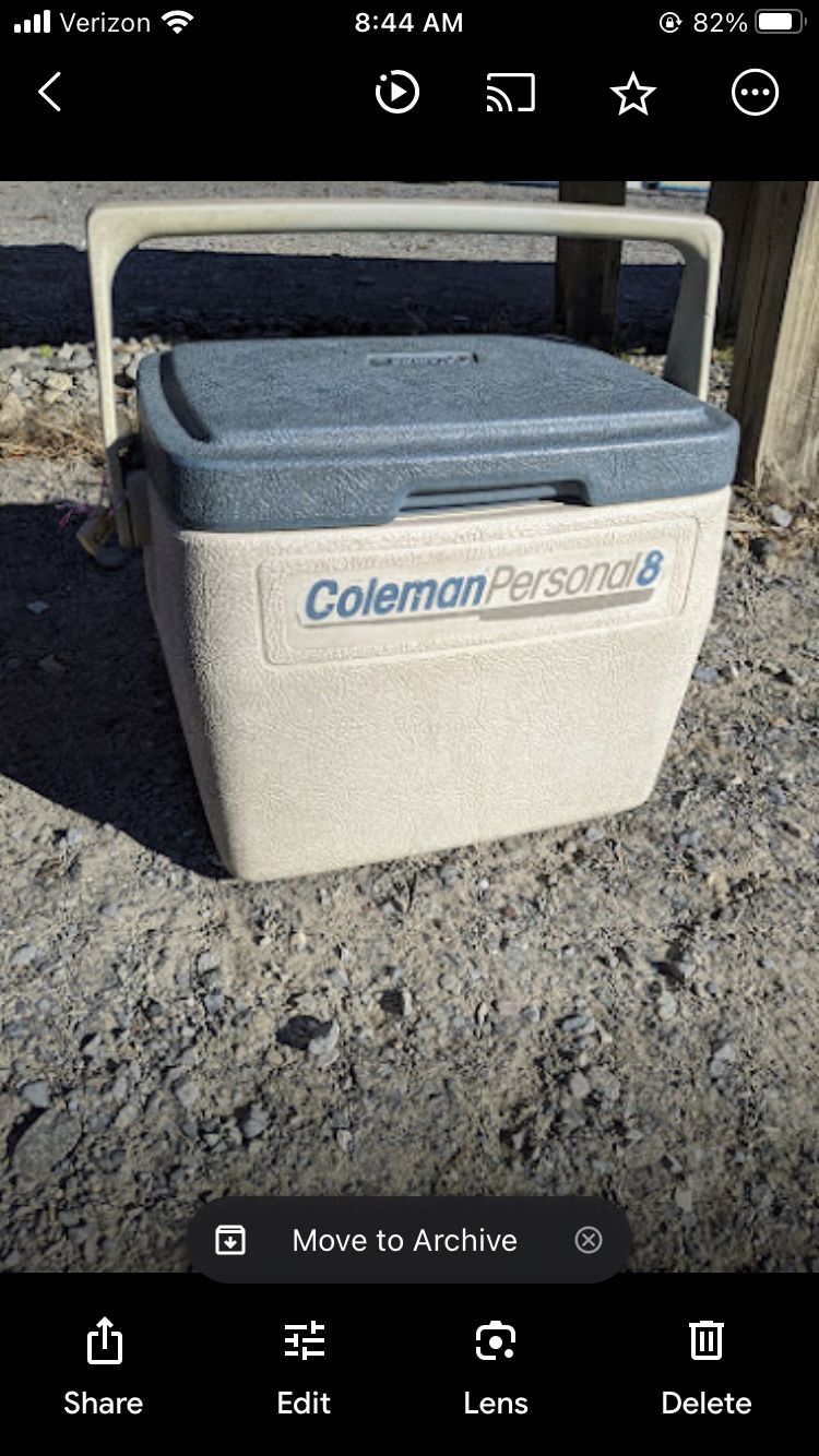 Vintage Coleman Personal Cooler