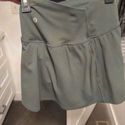 NWT Align T High Rise Olive Green Lulu Skirt Sz-4